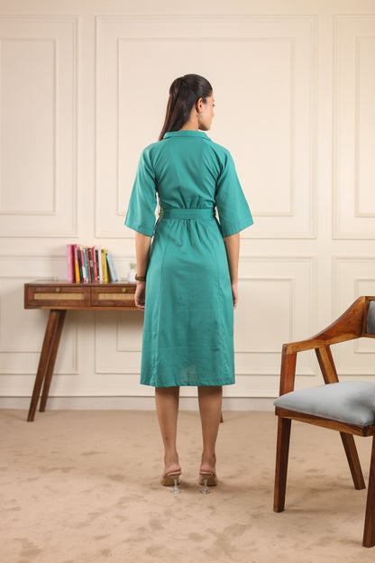 Meadow Button Dress